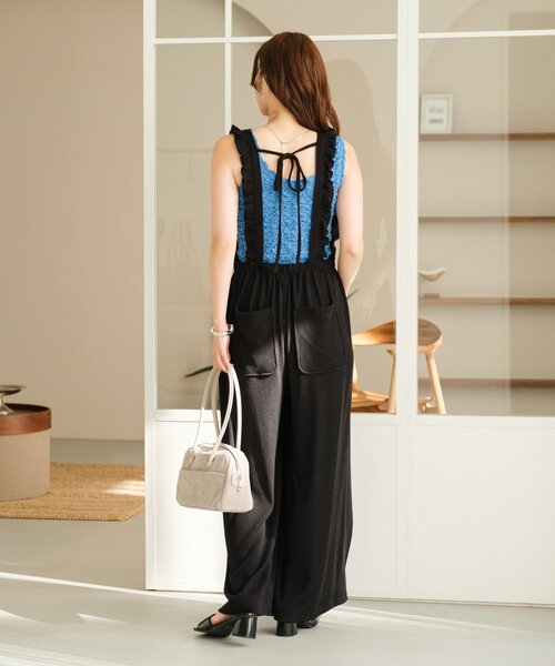 セール】【2サイズ展開/低身長サイズ/着丈調節可】フリル