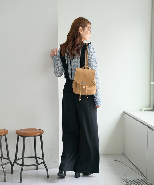 Kastane フリルサロペット　サイズ1 Kastane サロペット オーバーオール 「2サイズ展開/低身長サイズ