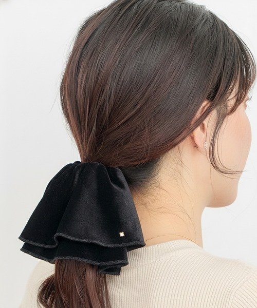 高級ライン✿　リバティ　アーカイブライラック　シュシュ　ヘアアクセサリー 高級ライン✿ リバティ アーカイブライラック シュシュ ヘア