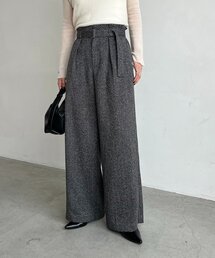 CAPRICIEUX LE'MAGE（カプリシューレマージュ）の「〈C.L〉ベルトSETネップパンツ（その他パンツ・レディース）」