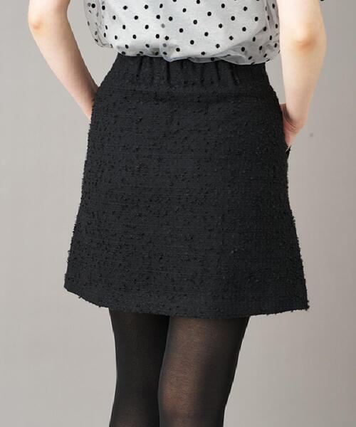 DRESSTERIOR（ドレステリア）の「【otonaMUSE 11月号掲載/セットアップ可】ブッチャーツイードミニスカート（スカート・レディース・ブラック・34/36/38/40）」の7枚目の写真