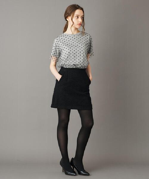 DRESSTERIOR（ドレステリア）の「【otonaMUSE 11月号掲載/セットアップ可】ブッチャーツイードミニスカート（スカート・レディース・ブラック・34/36/38/40）」の12枚目の写真