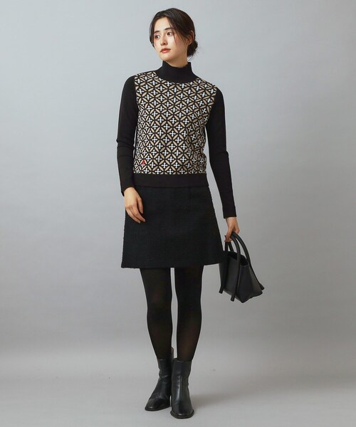 DRESSTERIOR（ドレステリア）の「【otonaMUSE 11月号掲載/セットアップ可】ブッチャーツイードミニスカート（スカート・レディース・ブラック・34/36/38/40）」の13枚目の写真