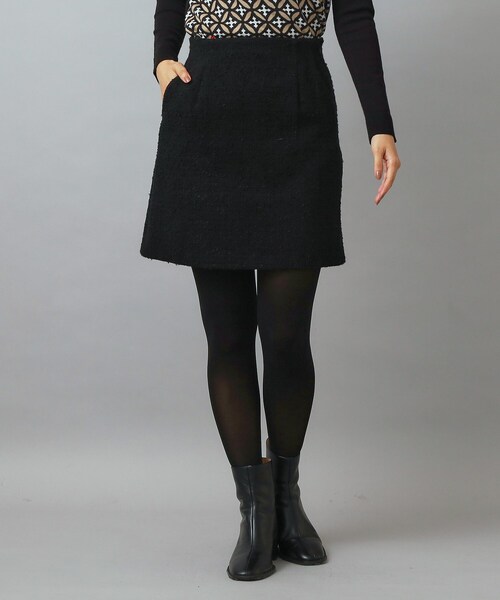 DRESSTERIOR（ドレステリア）の「【otonaMUSE 11月号掲載/セットアップ可】ブッチャーツイードミニスカート（スカート・レディース・ブラック・34/36/38/40）」の14枚目の写真