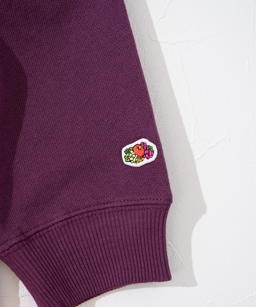 FRUIT OF THE LOOM(フルーツオブザルーム)の「【FRUIT OF THE LOOM】プリントスウェット② / キッズ / ユニセックス / くまフルーツプリント(スウェット・キッズ・グリーン系その他/パープル/ブラック・110cm/130cm/150cm)」の7枚目の写真