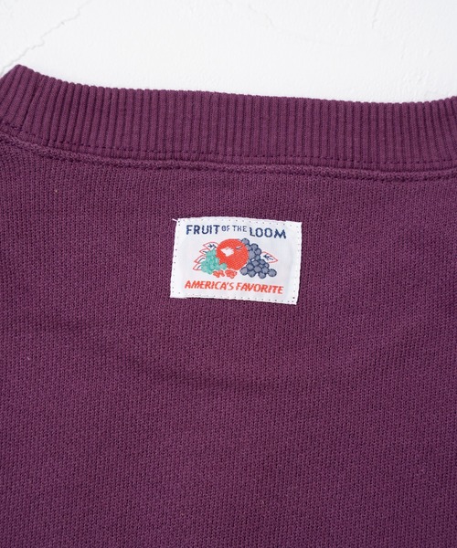 FRUIT OF THE LOOM(フルーツオブザルーム)の「【FRUIT OF THE LOOM】プリントスウェット② / キッズ / ユニセックス / くまフルーツプリント(スウェット・キッズ・グリーン系その他/パープル/ブラック・110cm/130cm/150cm)」の5枚目の写真