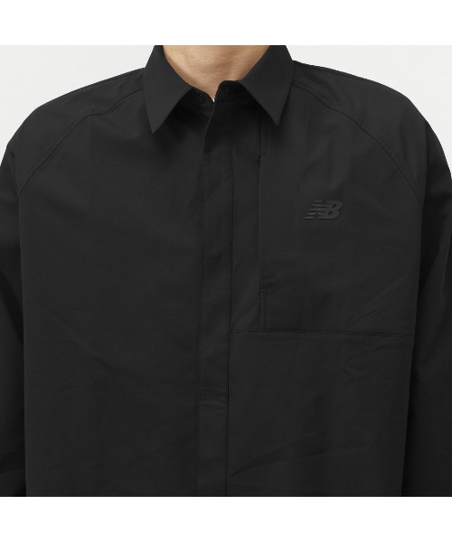 NEW BALANCE（ニューバランス）の「【アルペン限定】 ニューバランス New Balance THE CITY ウーブンロングスリーブシャツ（シャツ/ブラウス・メンズ・ブラック/ブルー・S/M/L/LL）」の12枚目の写真