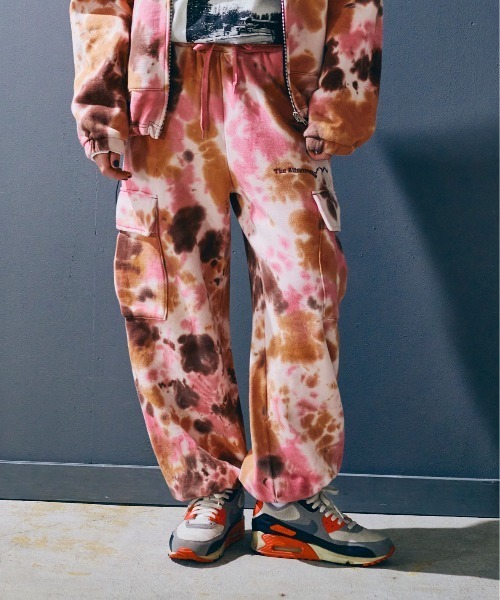 RNA(アールエヌエー)の「R4277 エフェクトダイカーゴスウェットパンツ(その他パンツ・レディース・ピンク/ブルー・MEDIUM)」の1枚目の写真