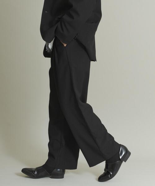 SENSE OF PLACE by URBAN RESEARCH（センスオブプレイスバイアーバンリサーチ）の「コンフォートストレートスラックス（その他パンツ・メンズ・ブラック/ブラウン・MEDIUM/LARGE）」の15枚目の写真