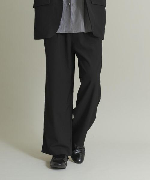 SENSE OF PLACE by URBAN RESEARCH（センスオブプレイスバイアーバンリサーチ）の「コンフォートストレートスラックス（その他パンツ・メンズ・ブラック/ブラウン・MEDIUM/LARGE）」の18枚目の写真