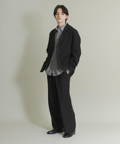 SENSE OF PLACE by URBAN RESEARCH（センスオブプレイスバイアーバンリサーチ）の「コンフォートストレートスラックス（その他パンツ・メンズ・ブラック/ブラウン・MEDIUM/LARGE）」の20枚目の写真