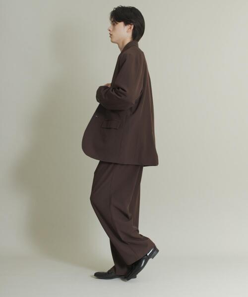 SENSE OF PLACE by URBAN RESEARCH（センスオブプレイスバイアーバンリサーチ）の「コンフォートストレートスラックス（その他パンツ・メンズ・ブラック/ブラウン・MEDIUM/LARGE）」の5枚目の写真