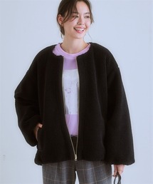 nissen | ボア＆中綿リバーシブルコート(その他アウター)