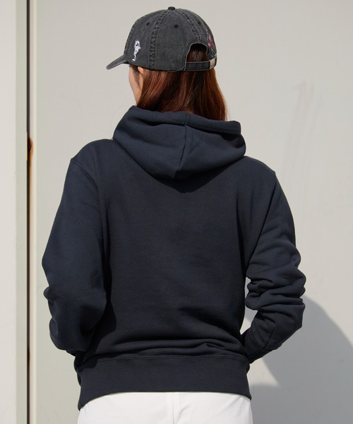 Champion(チャンピオン)の「Champion/チャンピオン HOODED SWEATSHIRT コットン ワンポイントロゴ フーディー 2026秋冬 秋服(パーカー・メンズ・ネイビー/チョコ/ブラック/ホワイト/ライトブラウン/グレー・XL/L/M)」の19枚目の写真