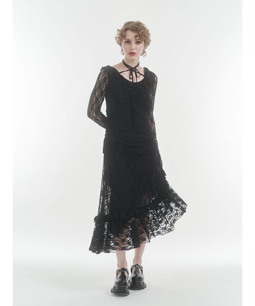 jouetie フリルレースワンピース jouetie（ジュエティ）の「フリルレースワンピース オケージョン