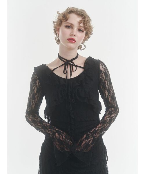 jouetie フリルレースワンピース jouetie（ジュエティ）の「フリルレースワンピース オケージョン