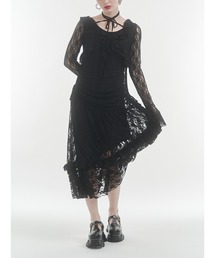 jouetie | ラッフルフリルレースロングワンピース(ワンピース)