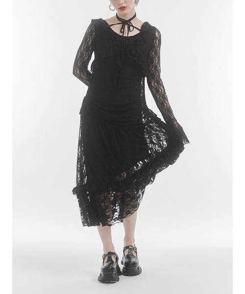 jouetie フリルレースワンピース jouetie（ジュエティ）の「フリルレースワンピース オケージョン