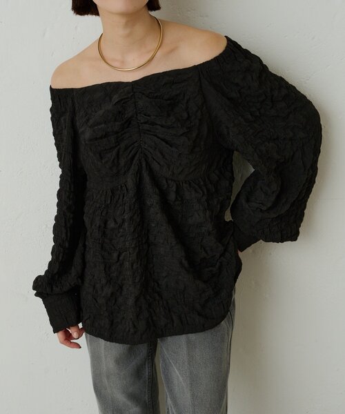 Omekashi（オメカシ）の「ハートネックブラウス（シャツ/ブラウス・レディース・ベージュ/ブラック/オフホワイト・FREE）」の20枚目の写真