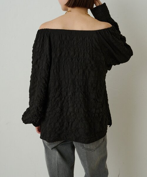 Omekashi（オメカシ）の「ハートネックブラウス（シャツ/ブラウス・レディース・ベージュ/ブラック/オフホワイト・FREE）」の21枚目の写真