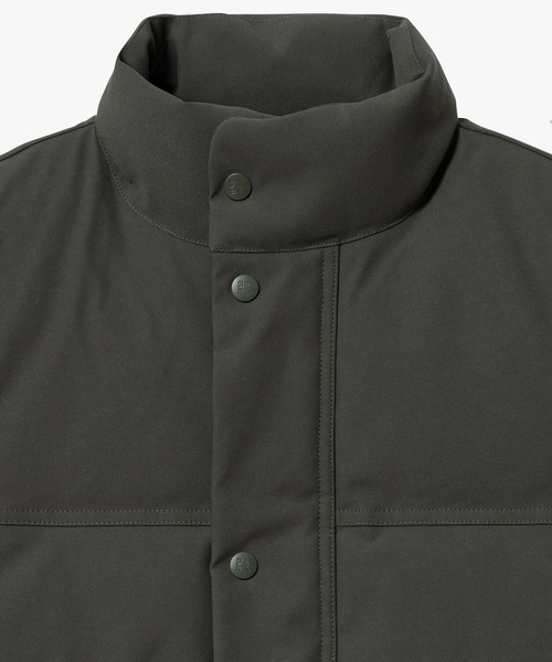 AIGLE(エーグル)の「撥水 スタンドカラージップ キルティングベスト(ダウンベスト・メンズ・モスグリーン・S/M/L/XL)」の10枚目の写真