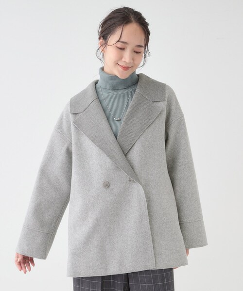 セール】【S-LL】大人のこなれ感 テーラード風ジャケット（テーラード