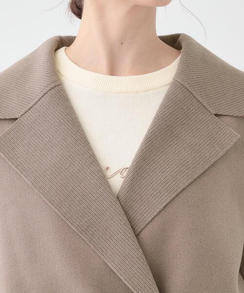 DRESKIP（ドレスキップ）の「【S-LL】大人のこなれ感 テーラード風コート（テーラードジャケット・レディース・グレー/アイボリー/ブラウン系・01/02/03/04）」の19枚目の写真