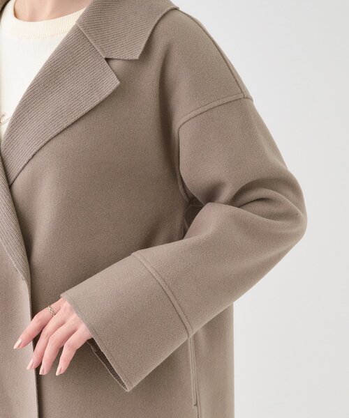 DRESKIP（ドレスキップ）の「【S-LL】大人のこなれ感 テーラード風コート（テーラードジャケット・レディース・グレー/アイボリー/ブラウン系・01/02/03/04）」の20枚目の写真
