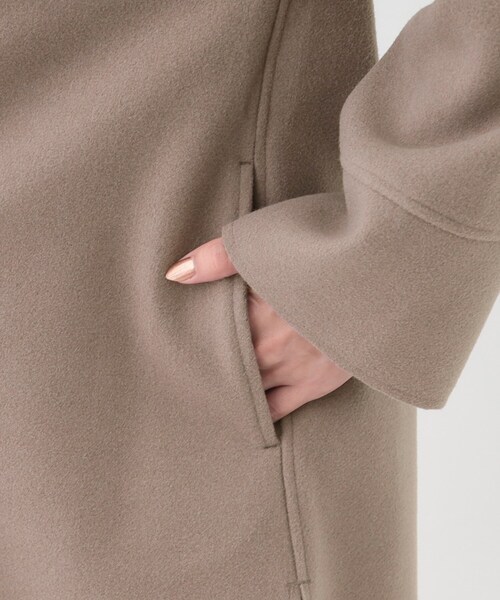 DRESKIP（ドレスキップ）の「【S-LL】大人のこなれ感 テーラード風コート（テーラードジャケット・レディース・グレー/アイボリー/ブラウン系・01/02/03/04）」の21枚目の写真