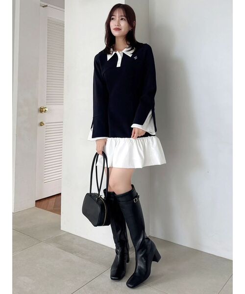 セール】【WEB限定】ポロバルーンスソミニワンピース（ワンピース