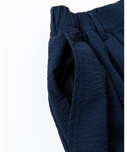 THOUSAND MILE（サウザンドマイル）の「[L's]LONG WIDE PANTS SEERSUCKER/ロングワイドパンツ シアサッカー（その他パンツ・レディース・ネイビー/イエロー/ブラック/ブラウン・M/L）」の6枚目の写真