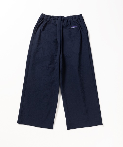 THOUSAND MILE（サウザンドマイル）の「[L's]LONG WIDE PANTS SEERSUCKER/ロングワイドパンツ シアサッカー（その他パンツ・レディース・ネイビー/イエロー/ブラック/ブラウン・M/L）」の14枚目の写真