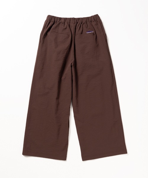 THOUSAND MILE（サウザンドマイル）の「[L's]LONG WIDE PANTS SEERSUCKER/ロングワイドパンツ シアサッカー（その他パンツ・レディース・ネイビー/イエロー/ブラック/ブラウン・M/L）」の13枚目の写真