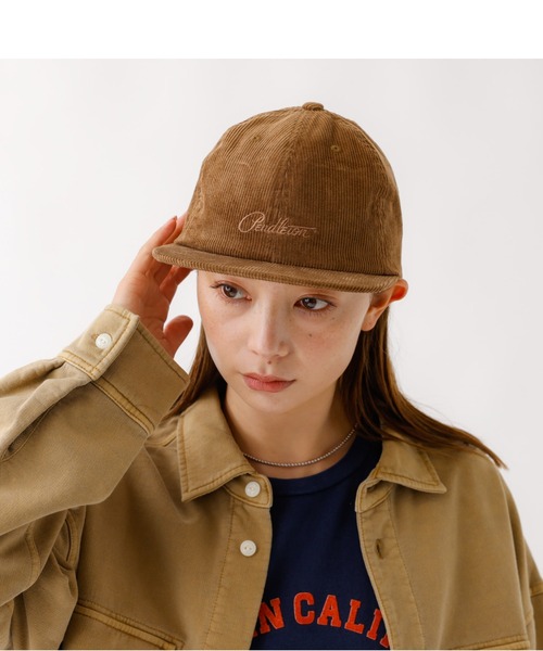 PENDLETON(ペンドルトン)の「【PENDLETON / ペンドルトン】PDT-CORDUROY LOGO EMB CAP / コーデュロイ ロゴ刺繍キャップ(キャップ・メンズ・ベージュ/チャコールグレー・フリー)」の7枚目の写真