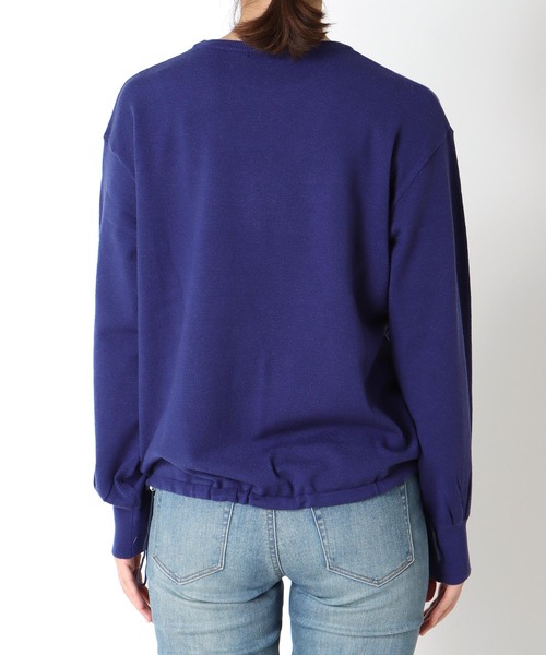 Cepica(セピカ)の「ラメロゴジャガードプルオーバー(Tシャツ/カットソー・レディース・ブルー/ブラック・FREE)」の4枚目の写真