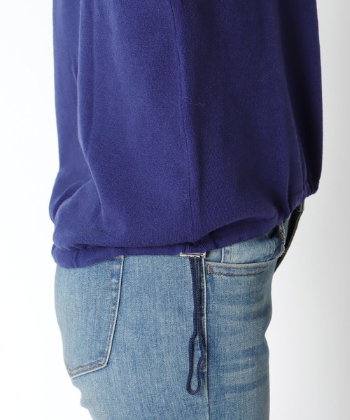 Cepica(セピカ)の「ラメロゴジャガードプルオーバー(Tシャツ/カットソー・レディース・ブルー/ブラック・FREE)」の7枚目の写真