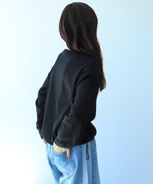 Cepica(セピカ)の「ラメロゴジャガードプルオーバー(Tシャツ/カットソー・レディース・ブルー/ブラック・FREE)」の18枚目の写真