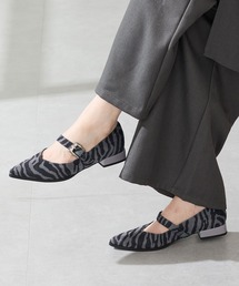 ウエスタン バックル ポインテッド パンプス /51327