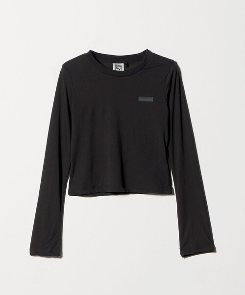 PUMA（プーマ）の「＜PUMA×ROSE＞スリム ロングスリーブ Tシャツ（Tシャツ/カットソー・レディース・ホワイト/ブラック・S/M）」の2枚目の写真