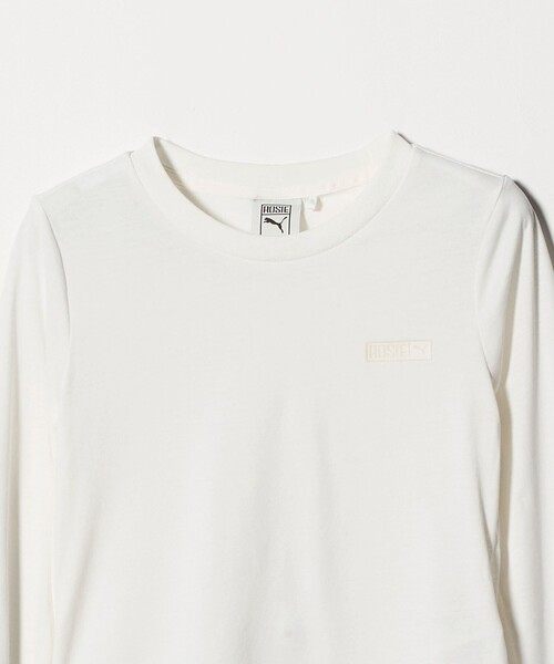 PUMA（プーマ）の「＜PUMA×ROSE＞スリム ロングスリーブ Tシャツ（Tシャツ/カットソー・レディース・ホワイト/ブラック・S/M）」の6枚目の写真