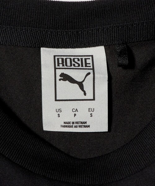PUMA（プーマ）の「＜PUMA×ROSE＞スリム ロングスリーブ Tシャツ（Tシャツ/カットソー・レディース・ホワイト/ブラック・S/M）」の9枚目の写真