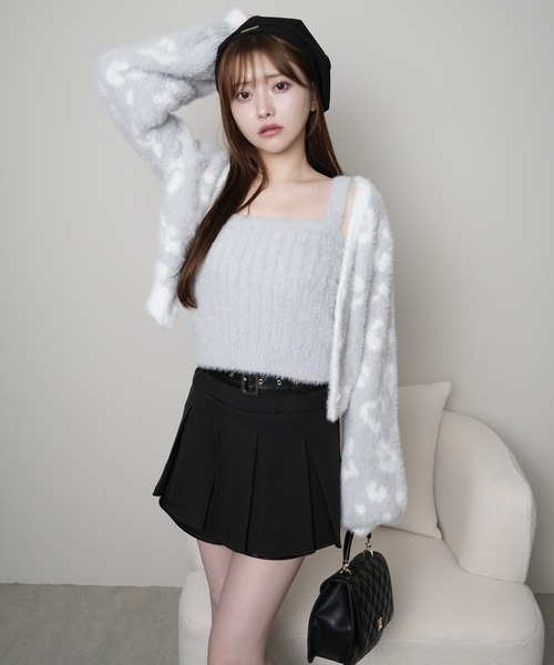 LIPSERVICE（リップサービス）の「レザーレイヤードプリーツショートパンツ（その他パンツ・レディース・ブラック/ブラウン・S/M）」の17枚目の写真