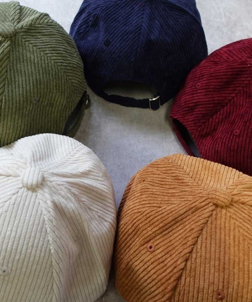 CORNERS（コーナーズ）の「コーデュロイキャップ（キャップ・レディース・ネイビー/カーキ/アイボリー/ボルドー/キャメル・FREE）」の21枚目の写真