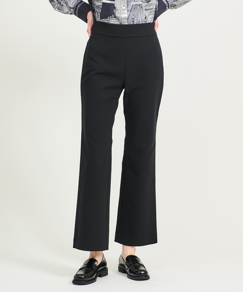 ESTNATION(エストネーション)の「ESTNATION / スリムフレア ジャージーパンツ(その他パンツ・レディース・グレー/ブラック・36/38)」の1枚目の写真