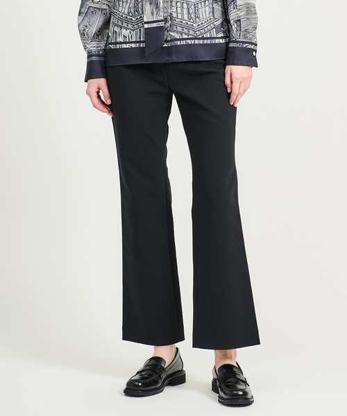 ESTNATION(エストネーション)の「ESTNATION / スリムフレア ジャージーパンツ(その他パンツ・レディース・グレー/ブラック・36/38)」の10枚目の写真