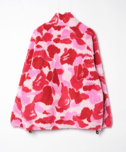 A BATHING APE（アベイシングエイプ）の「ABC CAMO METAL ONE POINT BOA JACKET（ブルゾン・メンズ・グリーン/ピンク/ブルー・MEDIUM/LARGE/XX-LARGE/X-LARGE/SMALL）」の13枚目の写真