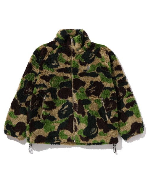 ABC CAMO METAL ONE POINT BOA JACKET（ブルゾン）｜A BATHING APE（ア