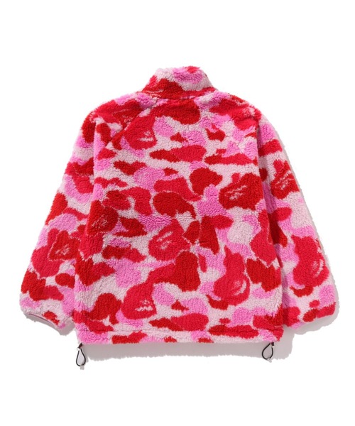 A BATHING APE（アベイシングエイプ）の「ABC CAMO METAL ONE POINT BOA JACKET（ブルゾン・メンズ・グリーン/ピンク/ブルー・MEDIUM/LARGE/XX-LARGE/X-LARGE/SMALL）」の6枚目の写真