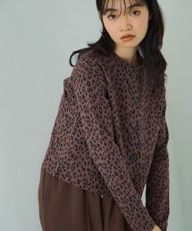 VICKY（ビッキー）の「アニマル柄カーディガン≪手洗い可能≫（カーディガン/ボレロ）」