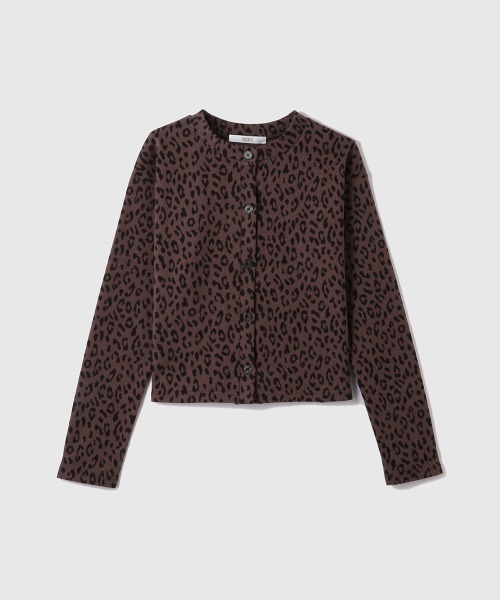 VICKY（ビッキー）の「アニマル柄カーディガン≪手洗い可能≫（カーディガン/ボレロ・レディース・ブラック系その他/グレー系その他/ブラウン系その他/ベージュ系その他・M）」の16枚目の写真